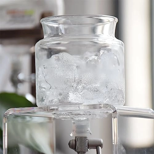 Ice Drip Coffee Maker - Adjustable Rate Dripper Stainless Steel Filter