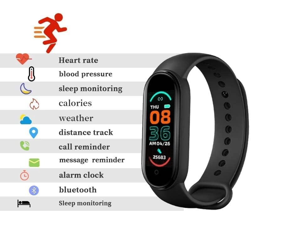 M6 - Heart Rate Monitor Bluetooth Activity Tracker