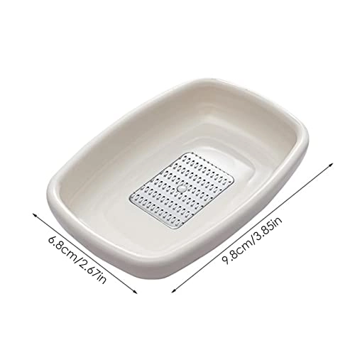 Mini Food Grinder - Portable Hand-Powered White