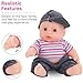 Baby Doll - Pack of 6 All Vinyl 8 Inches Tall Gift Bundle Ages 18+