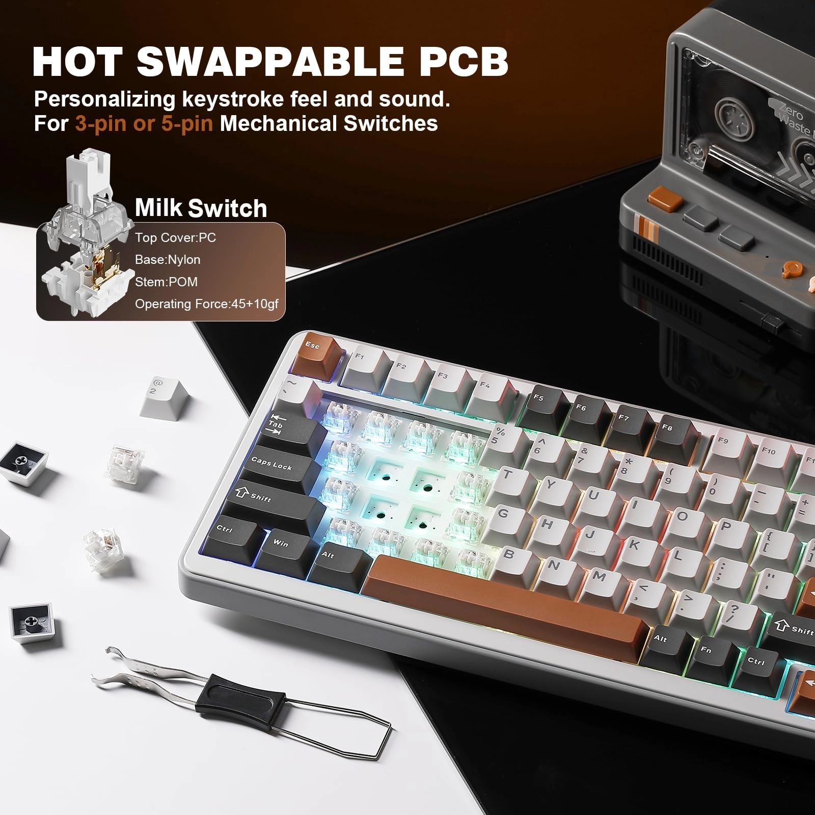 B75 PRO - 75% Wired/Wireless