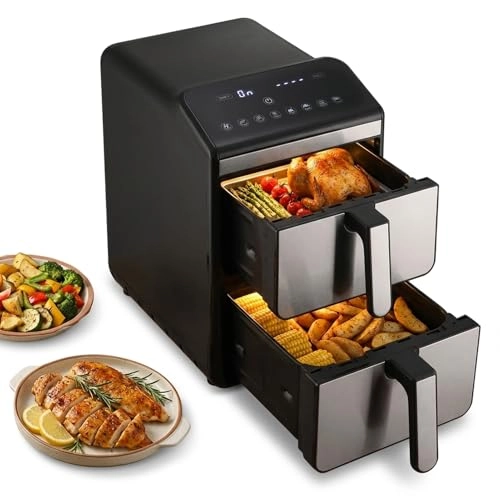 Air Fryer with 2 Independent Baskets