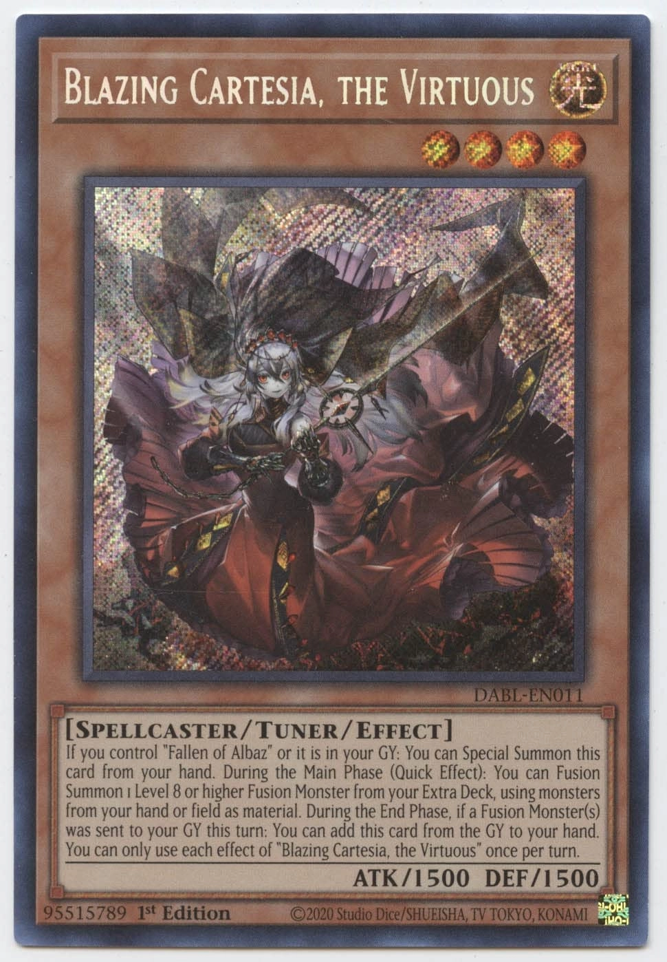 Yu-Gi-Oh! Blazing Cartesia, The Virtuous DABL-EN011
