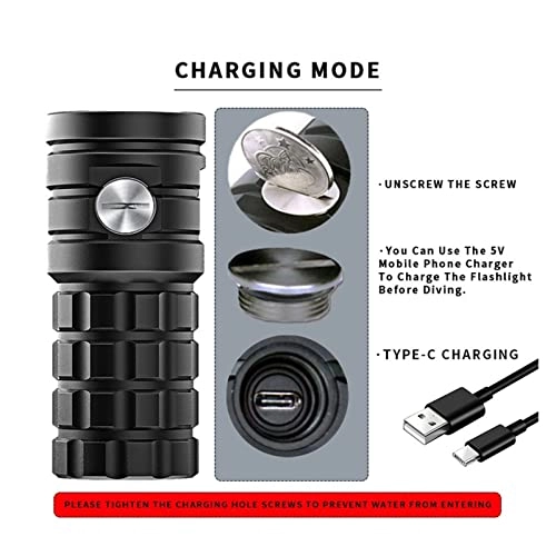 S1 Diving Flashlight Rechargeable (25000lm)