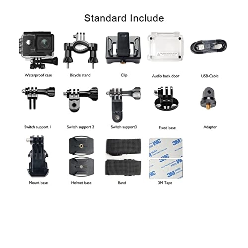 Action Camera - 4K 30FPS Bundle