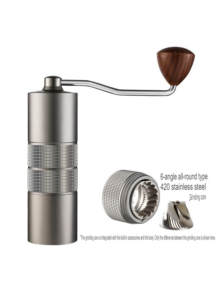 Household Coffee Bean Manual Grinder - six angle grinding core