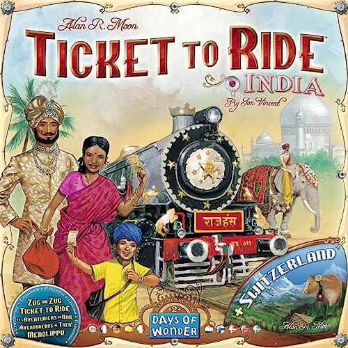 Ticket to Ride: Map Collection Volume 2 - India and Switzerland