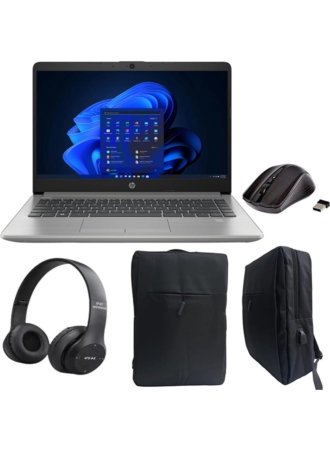 HP 240 G9 - 14'' i5-1235U 8GB DDR4 512GB SSD + Laptop Bag + Wireless Mouse + Bluetooth Headphone
