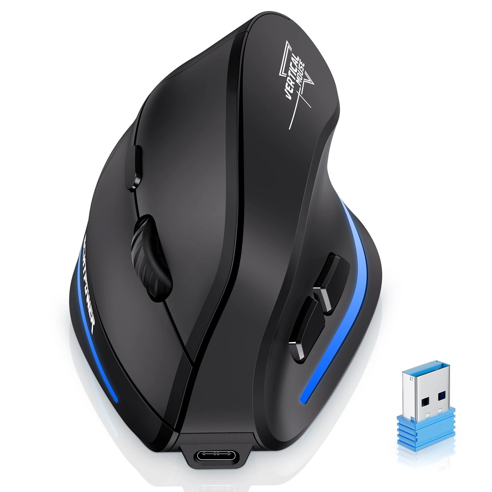 ECHTPower Ergonomic Vertical Mouse - USB
