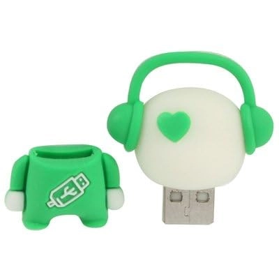 Bear's Paw Shaped Silicone USB Flash Disk - USB 2.0 8GB