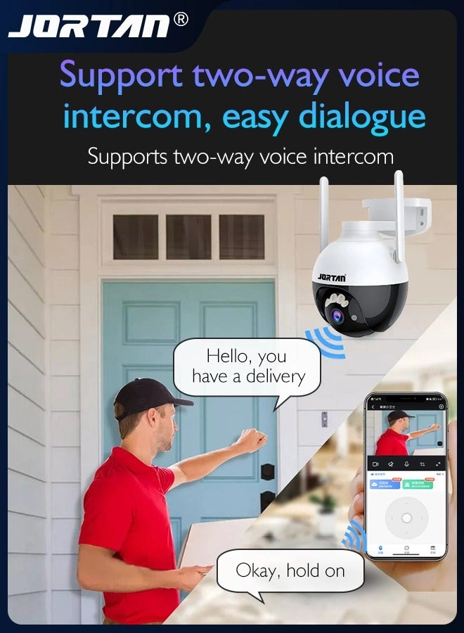 Dual Lens Solar Wi-Fi Security Camera 4MP