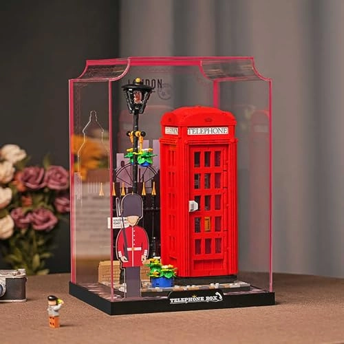 Acrylic Display Case for Lego 21347 - 24.6 x 26.6 x 36 cm