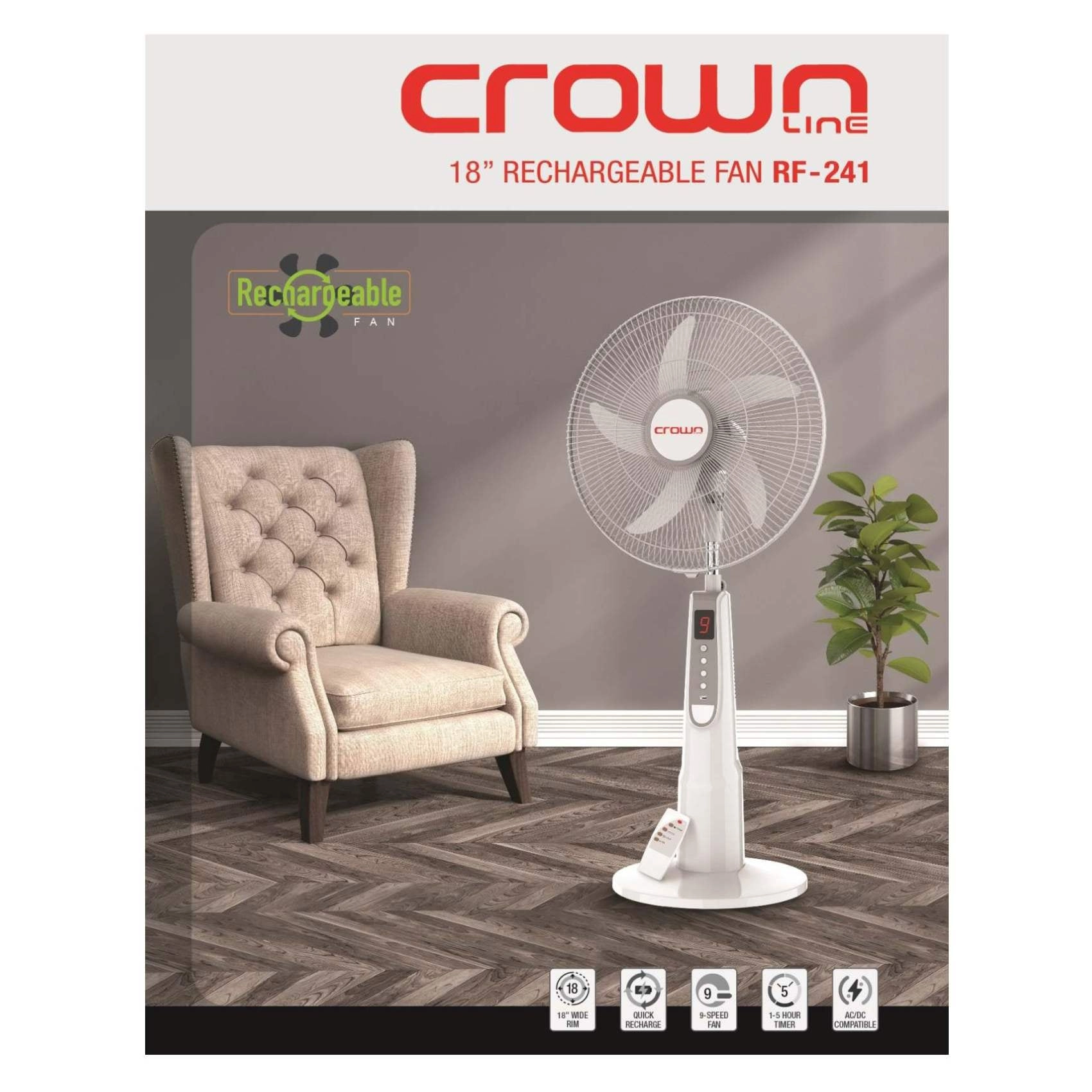 RF-241 - Floor Mount 18-inch