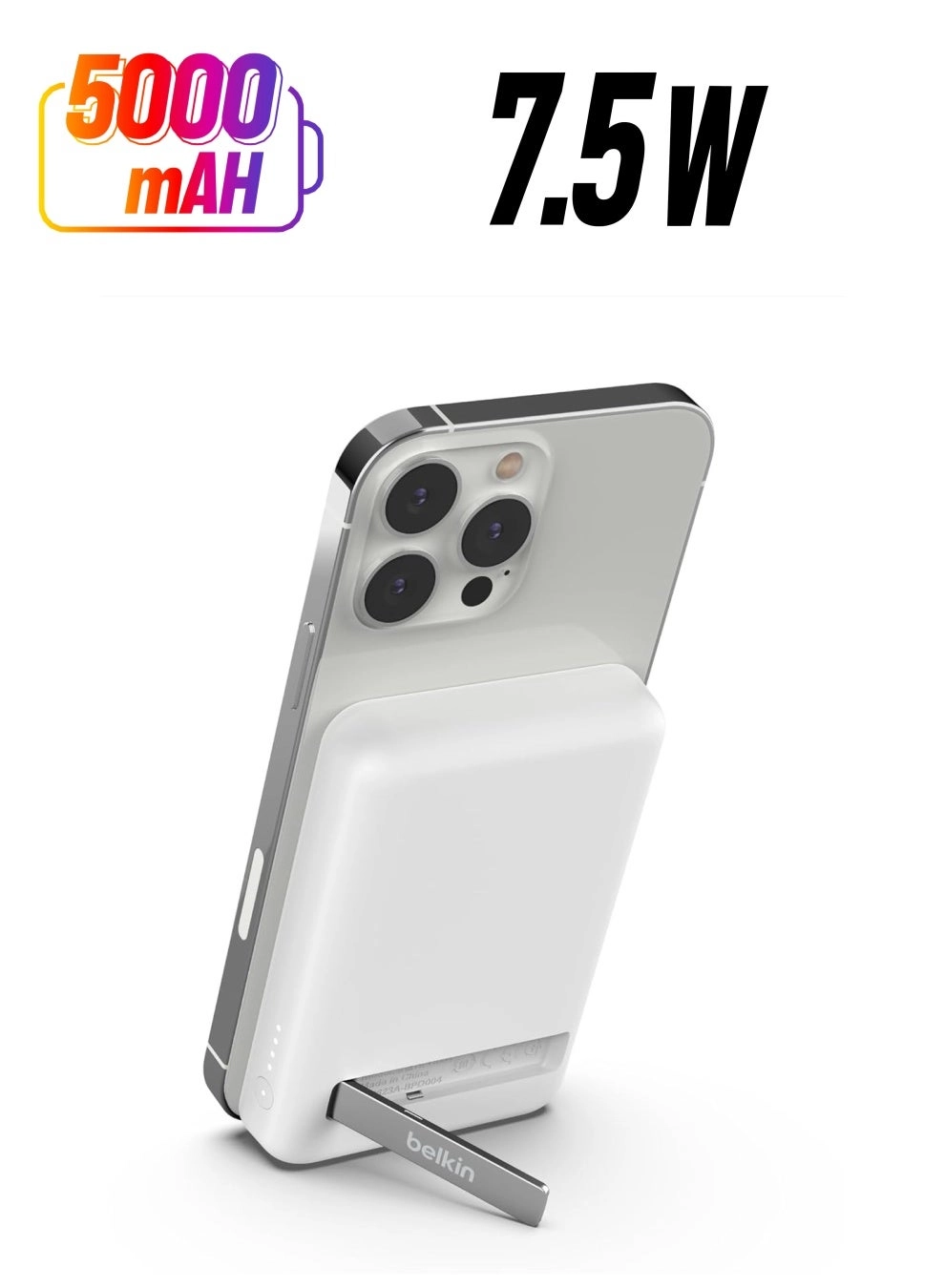 Belking Magnetic Wireless Power Bank - 5000 mAh 7.5W MagSafe