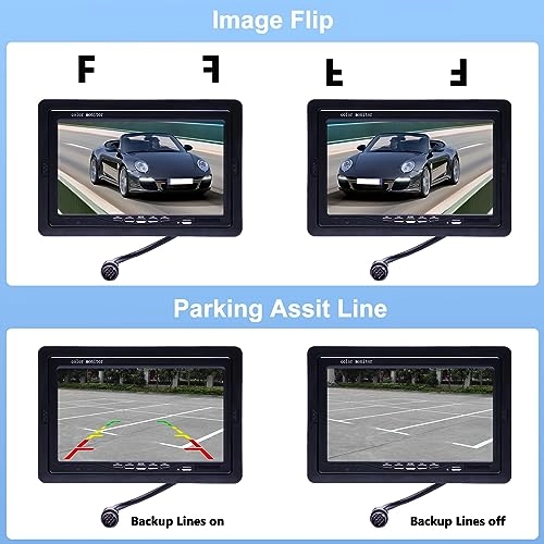Vehicle Backup Camera System - Night vision Hardwire