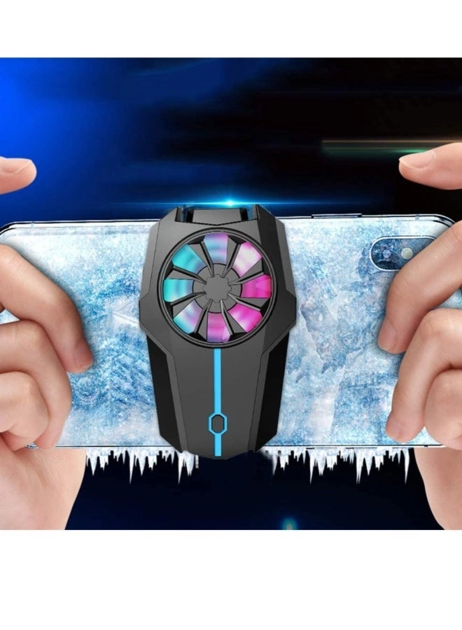 Mobile Phone Cooler Fan - LED RGB USB