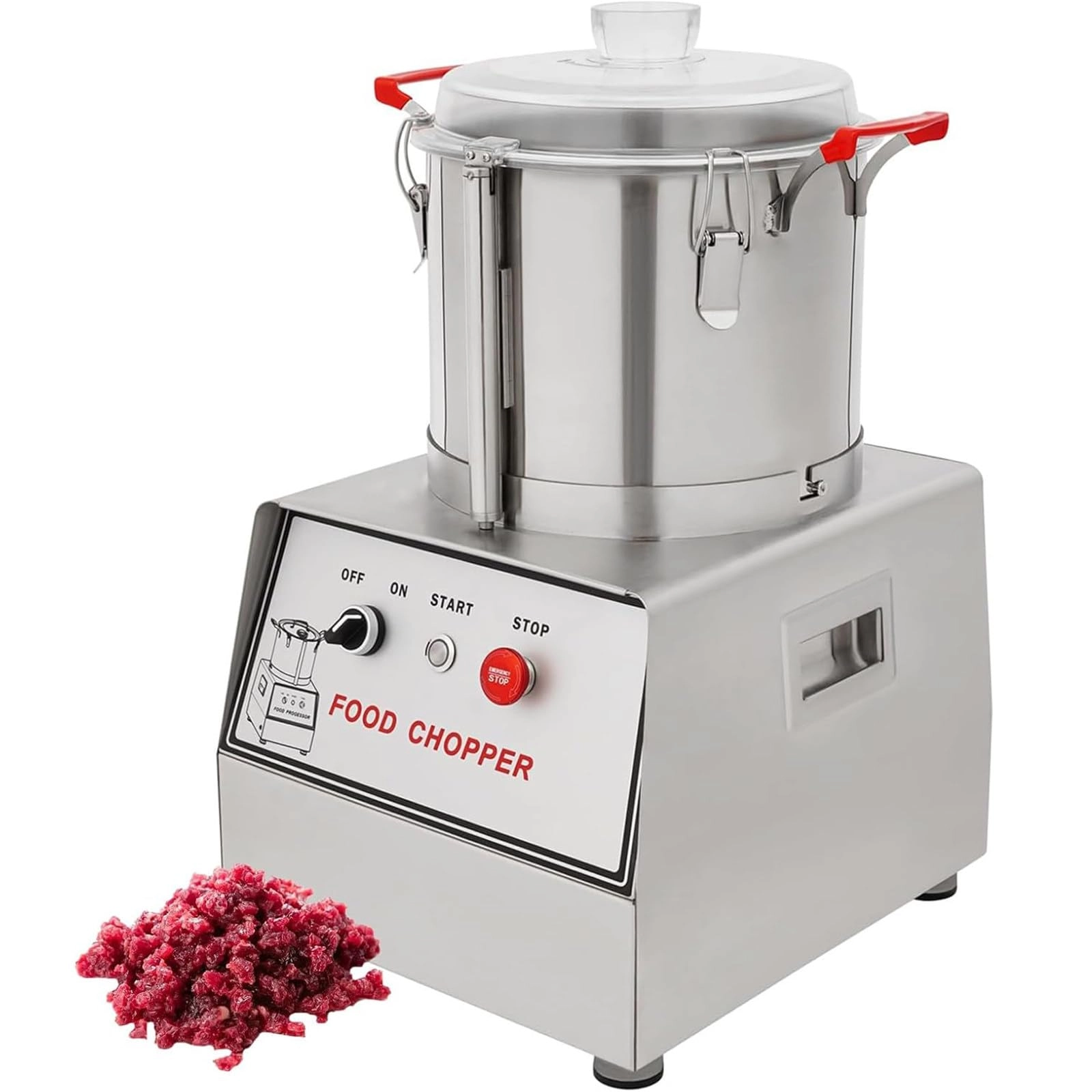 Commercial Food Processor - 5L 7L 10L 15L 550W 750W 1100W 1400W