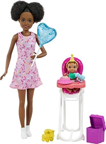 Skipper Babysitters Inc. Playset - Crib with mobile Baby doll with sleepy eyes
