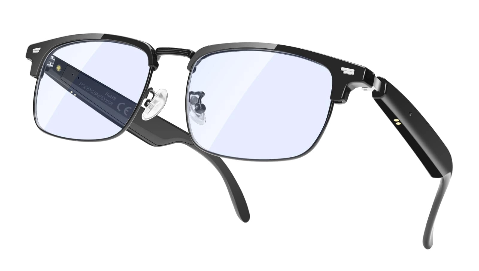 Smart Bluetooth Glasses - Open-Type Speakers Blue Light Lenses Bluetooth 5.3