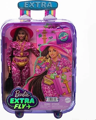 Barbie Extra Fly - Pink and purple hair Desert Fashion 15 accessories Ages 3+