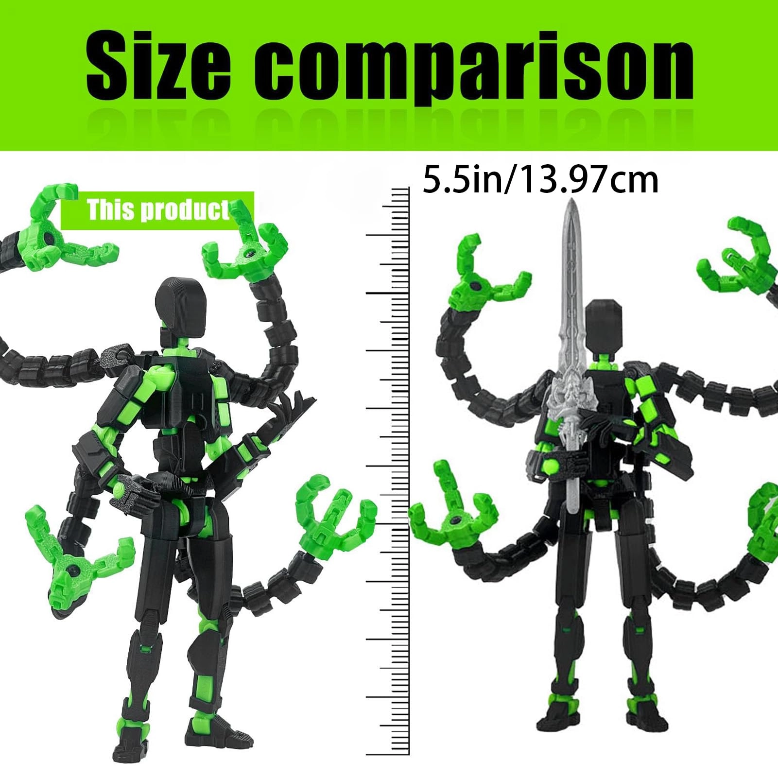 3D Printed Action Figure - 144 yr(s) (15.7 cm) (MKYGTG7ISO0D7VDM3)