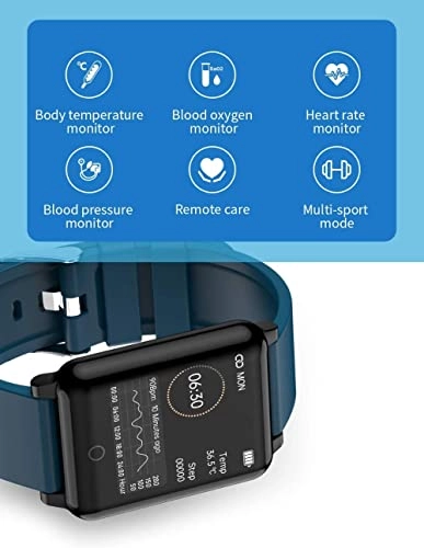 Smart Watch - 1.3 Inches SpO2 Heart Rate Monitor