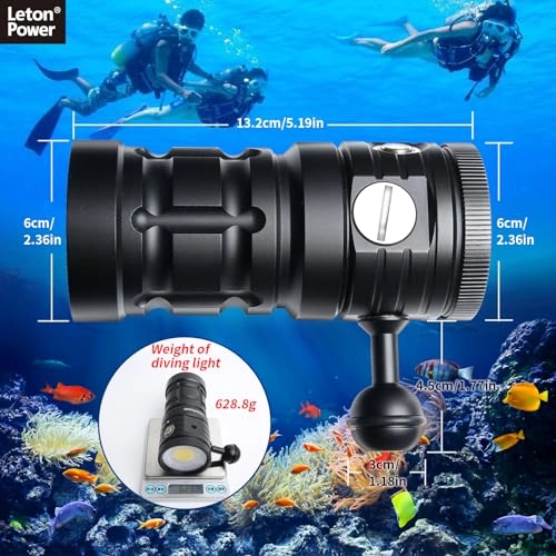 Turbo S Diving Flashlight Rechargeable (10000lm)