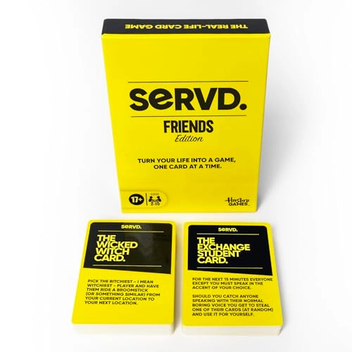 SERVD Friends Edition - English Ages 17+ 60 hysterical cards