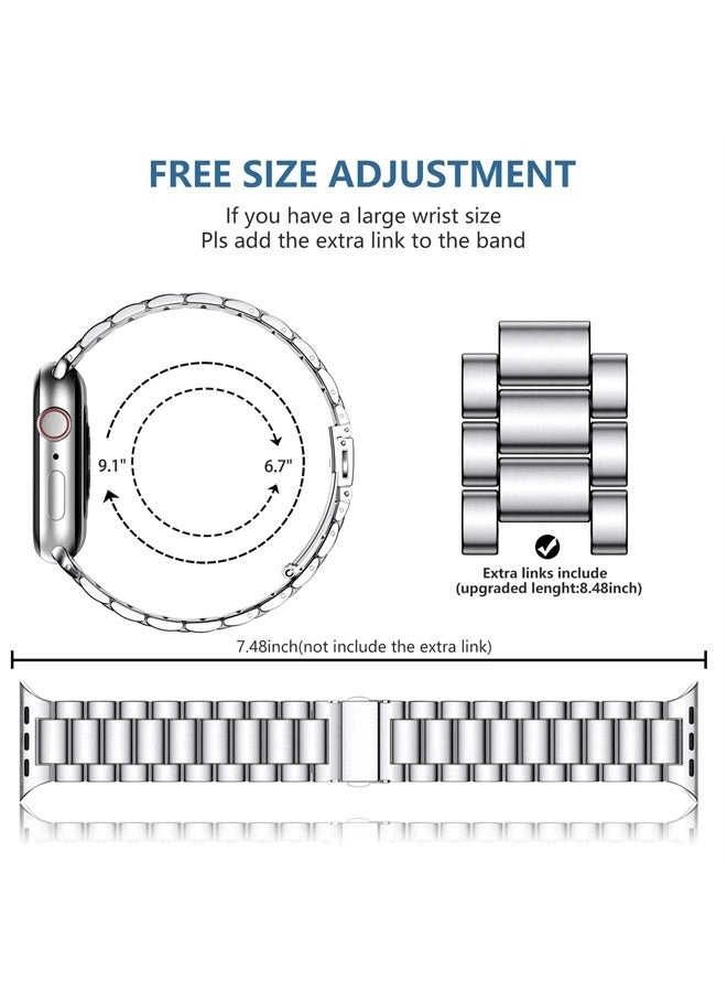 Metal Chain Band - 41mm 40mm 38mm 44mm 42mm 45mm 49mm Stainless Steel