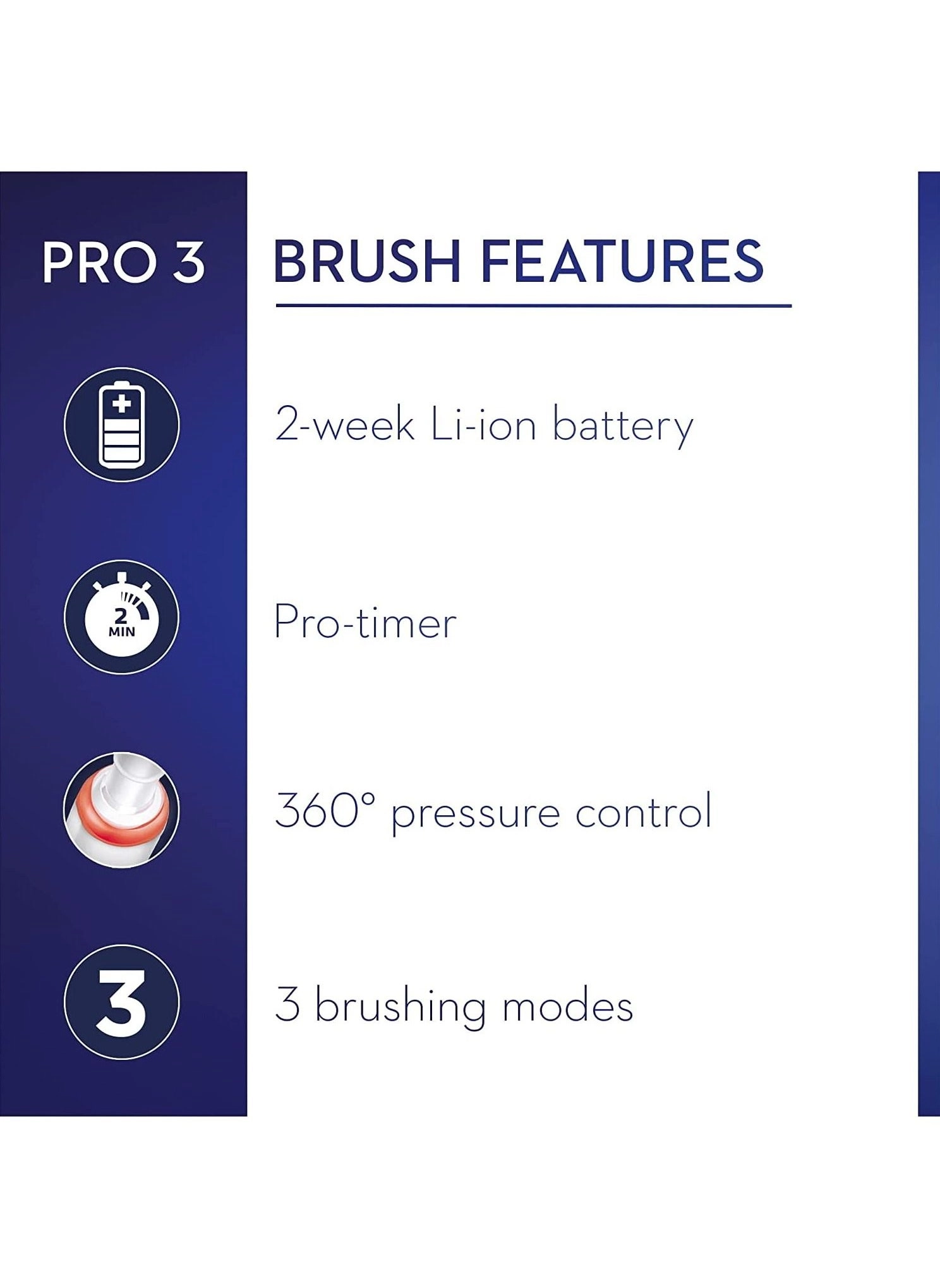 Pro 3 3000 - 3 Modes Travel Case Black