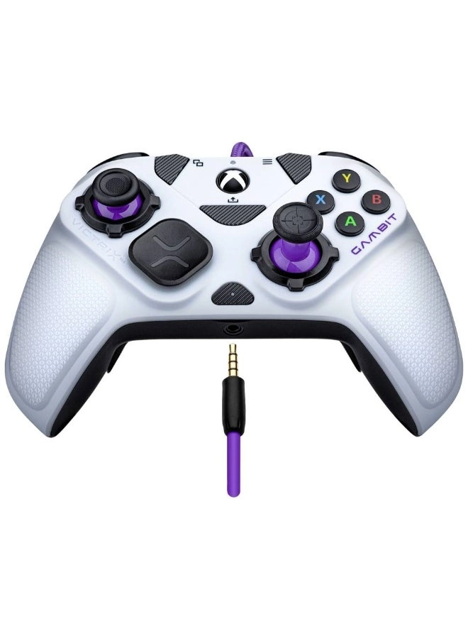 Gambit Dual Core Tournament Controller - White Xbox Series X
