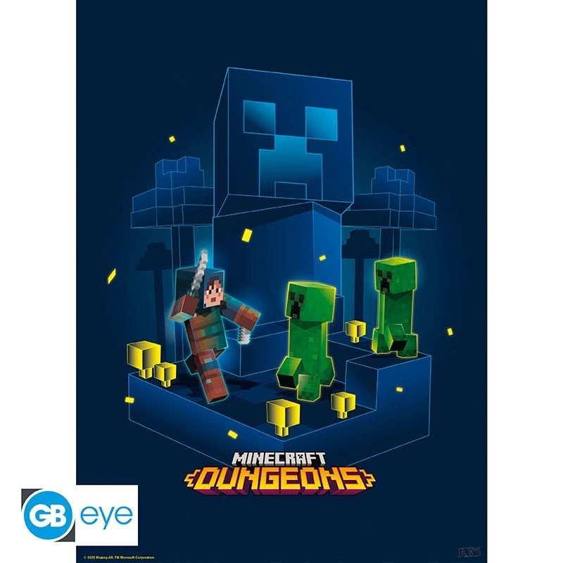 Minecraft Chibi Posters - Laminated paper 52cm x 38cm