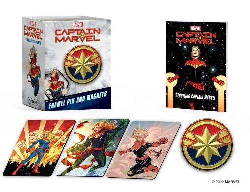Rp Minis Captain Marvel Enamel Pin & Magnets - Marvel