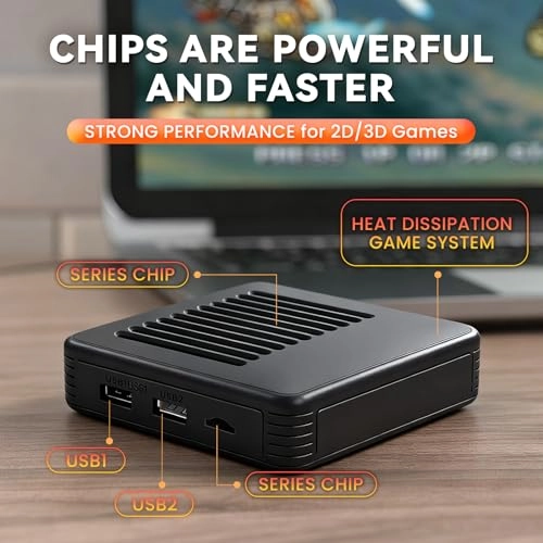 Retro Console - 39000 Giochi HDMI 4K 2 telecomandi wireless