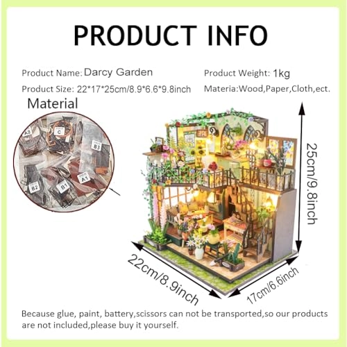 Magic House - 3D Mini Dollhouse Musical Movement