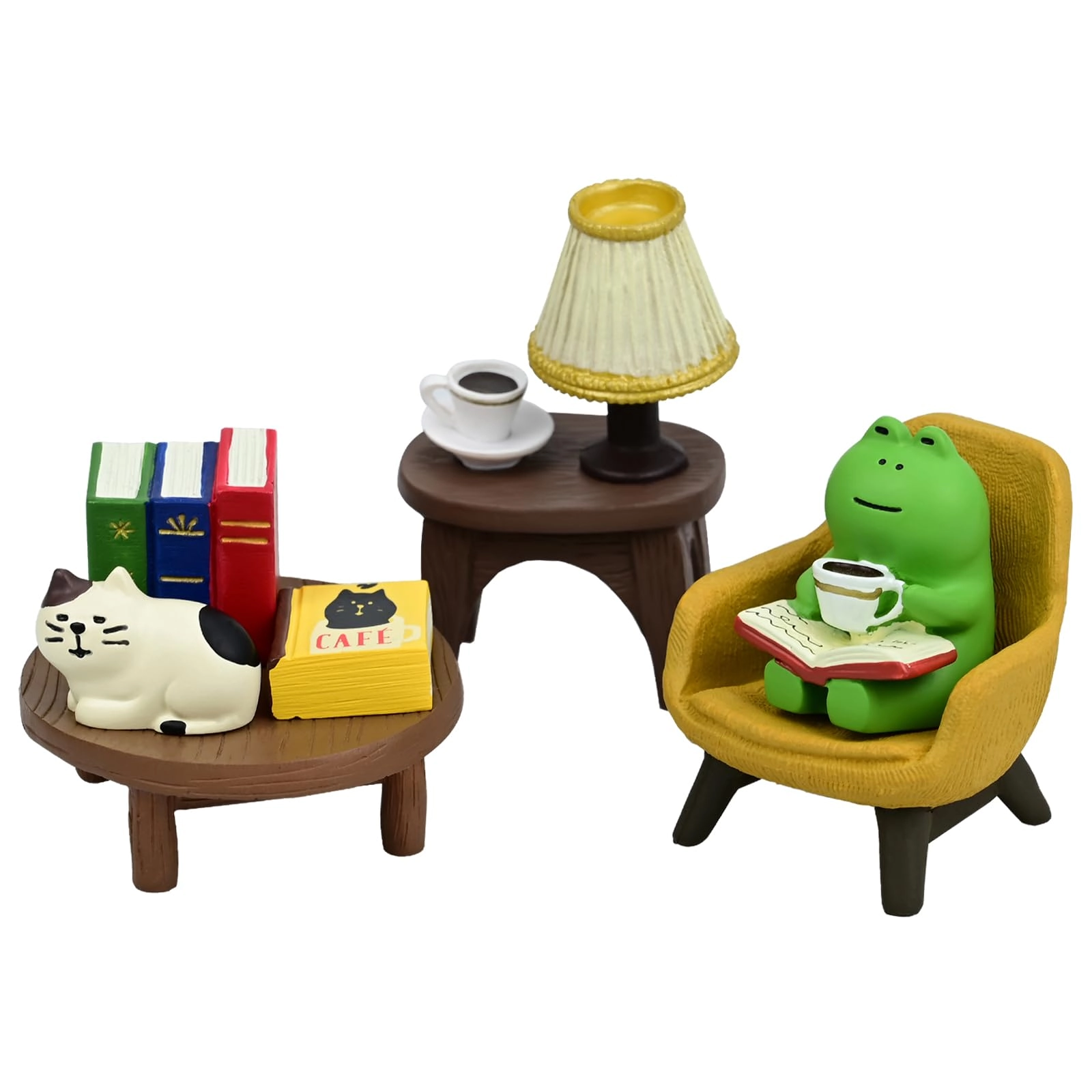 Miniature Frog Figurines - Plastic Resin Set