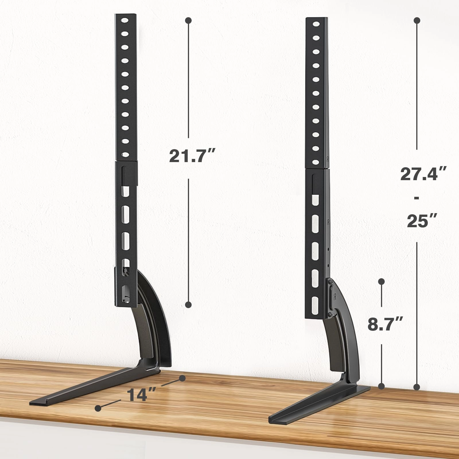 Universal Table Top TV Stand Mount - 88 lbs 27-65 Inch