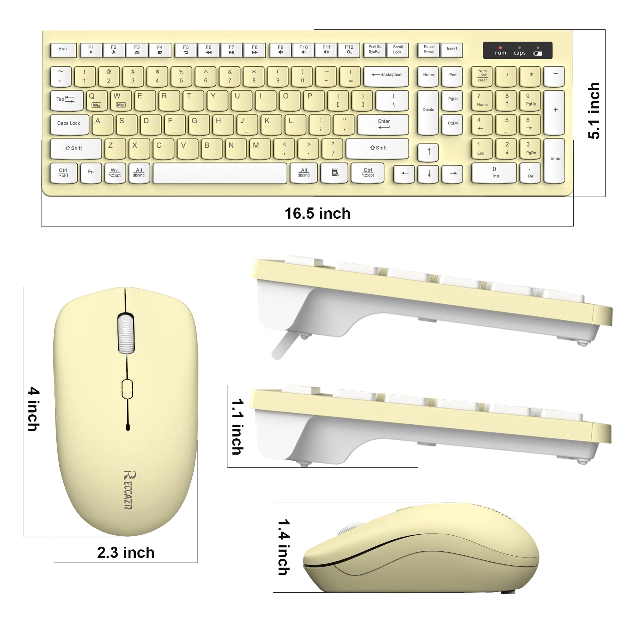 Ergonomic Wireless Keyboard - Wired