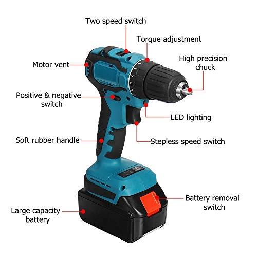 Cordless Drill - 6500mAh 48V