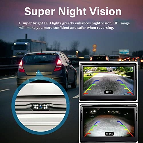 License Plate Backup Camera - Night Vision 480P