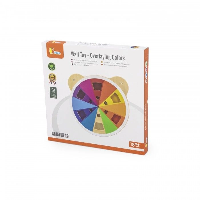 Wooden Wall Toy - 2+ Years