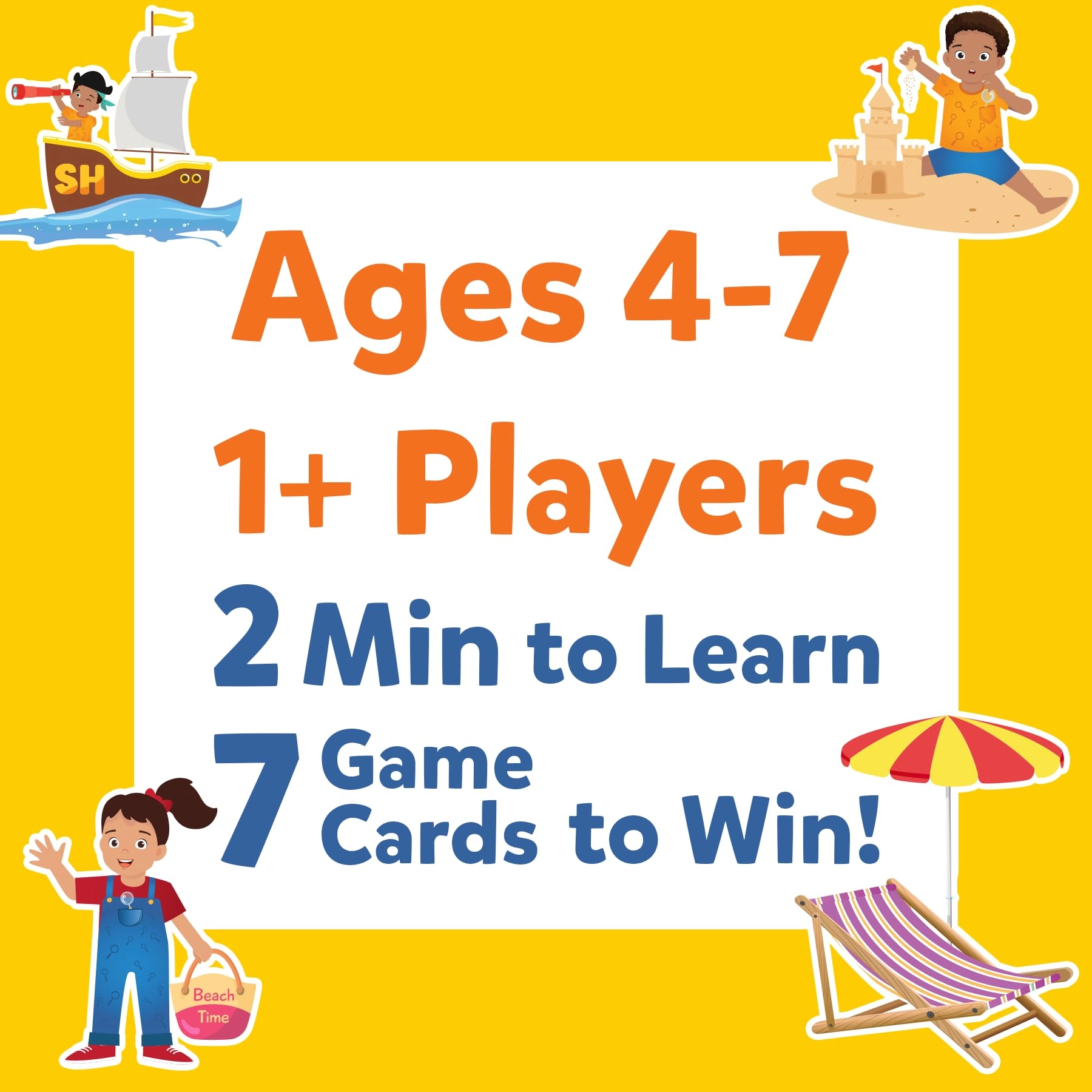 Found It Beach - Scavenger Hunt Card Game 50 Waterproof Cards