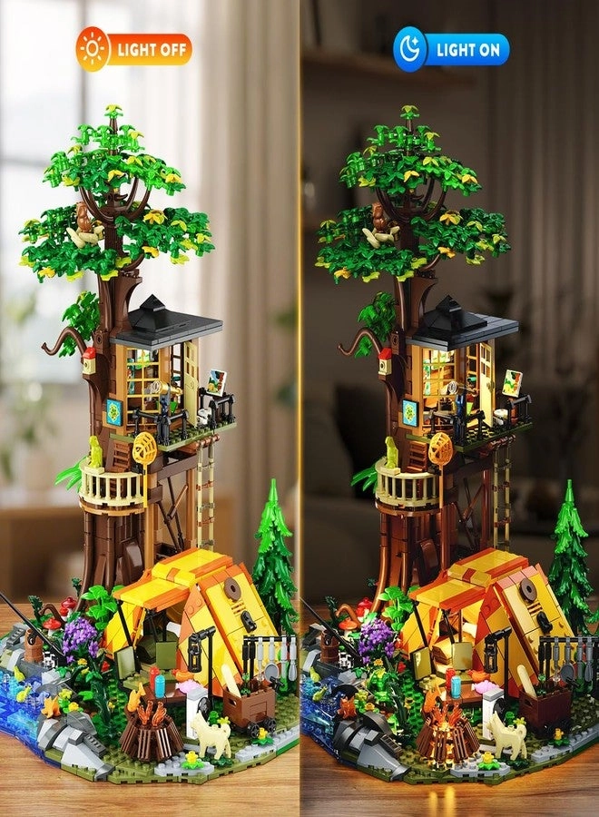 Camping Tree House Building Set - 1715 pcs