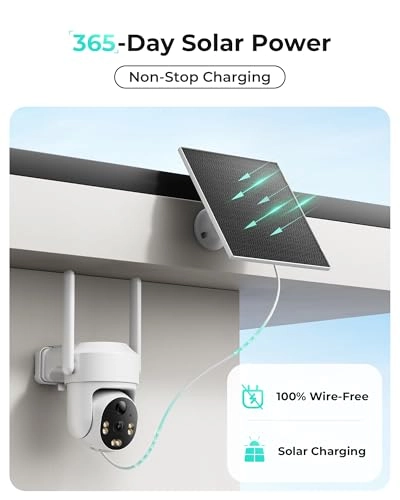 Solar Cellular Security Camera 2K Pack