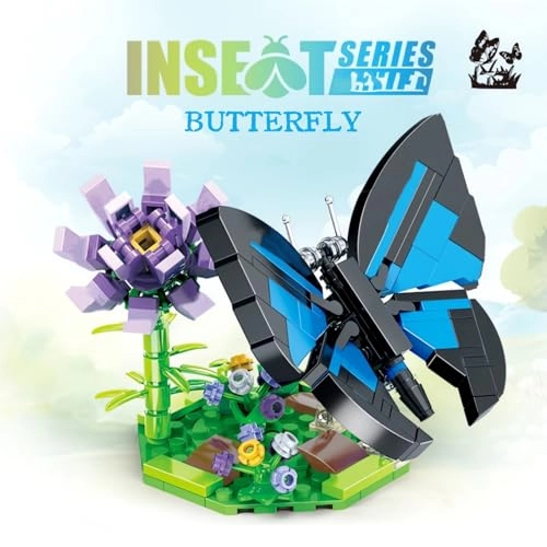 Butterfly Building Block Sets - Blue Morpho Butterfly 159 pcs