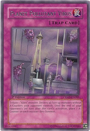 Yu-Gi-Oh! Planet Pollutant Virus CRMS-EN080 - Crimson Crisis 1st Edition
