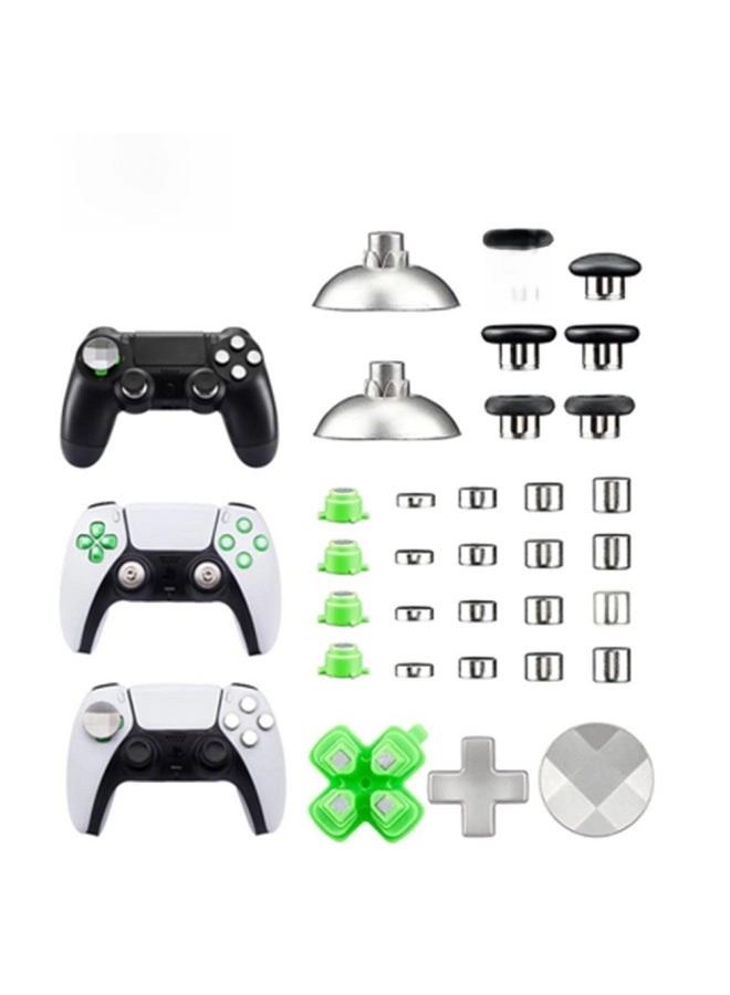 PS4 Handle - Metal on Mushroom Head Magnetic Base + PS5 Handle + ABXY Cross Key - Accessories Set