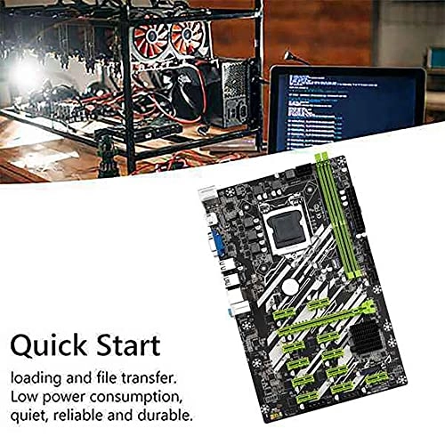 B250 - 12 PCI-E Slots + G3930/G3900 - LGA 1151 + 4G DDR4 RAM - 2x4G + CPU Fan