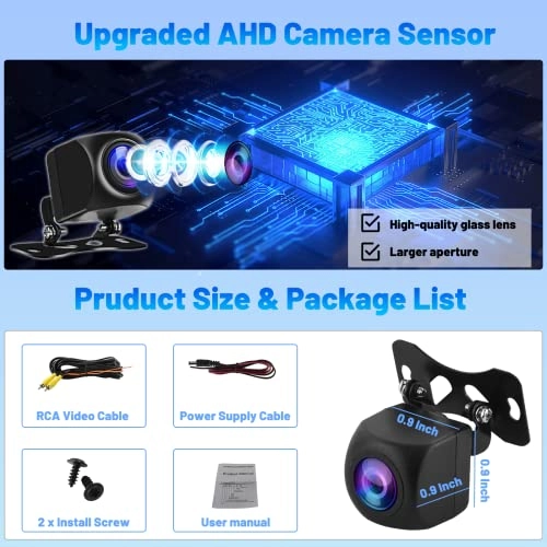 AHD 170° Reversing Camera - Night Vision AHD/CVBS 1080P
