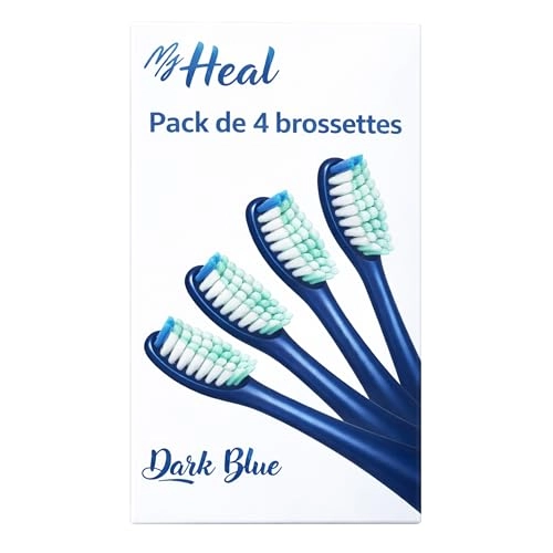 Replacement Brush Heads - Pack of 4 Blue Sonic